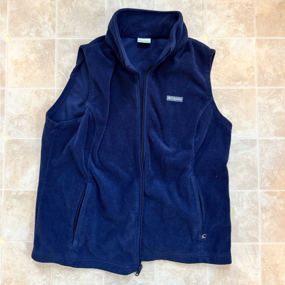 Columbia Dark Blue Fleece Outerwear